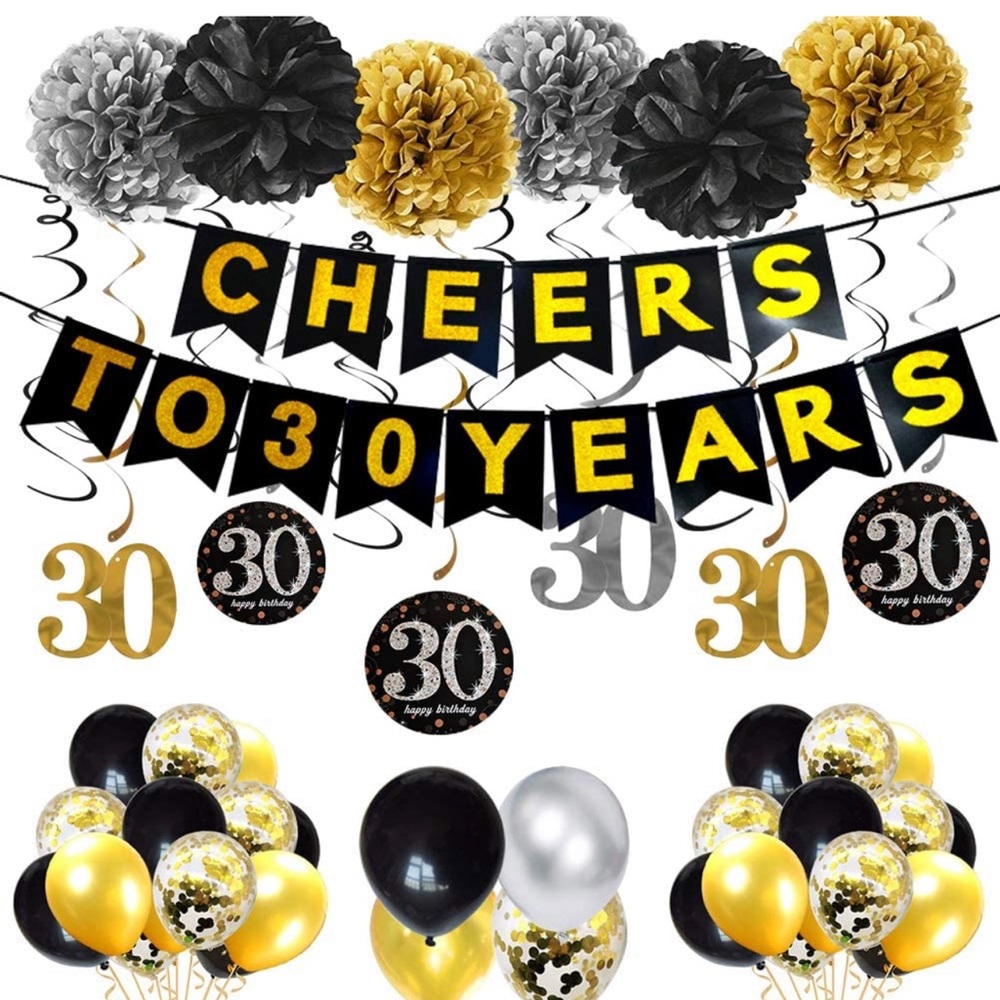 NIP 30th Birthday Party Decor